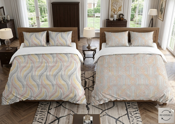 Premium Cotton Reversible Bedsheet