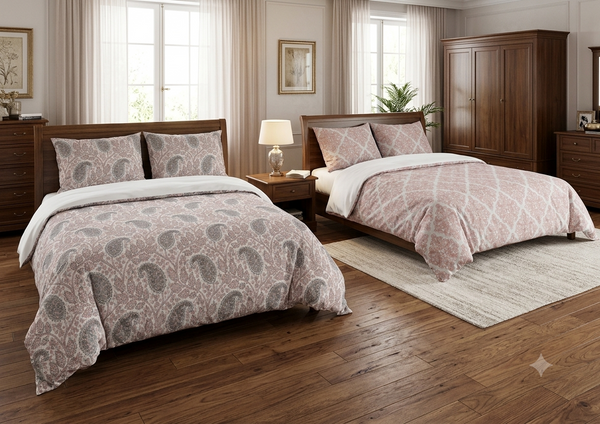 Premium Cotton Reversible Bedsheet