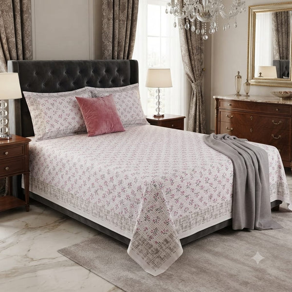 Pure Cotton Single Bed Topsheet Pair