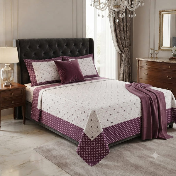Pure Cotton Single Bed Topsheet Pair