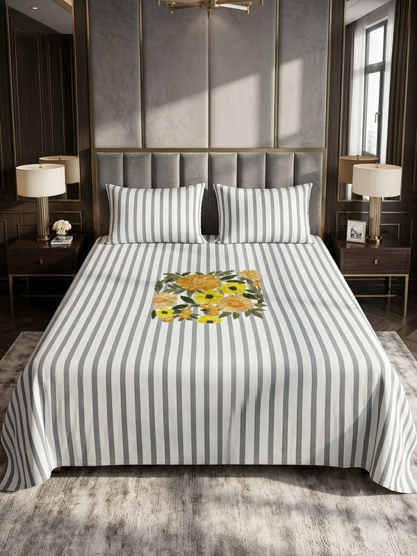 Pure Cotton Designer Bedsheet