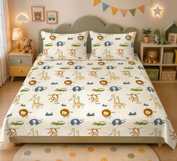 Premium King Size Kid's Bedsheet
