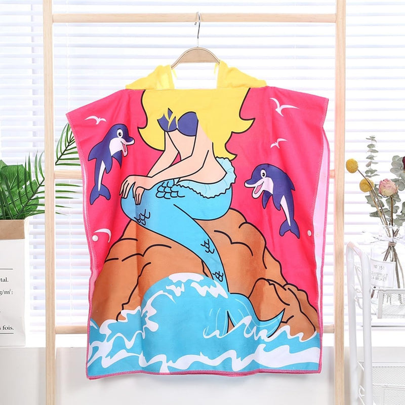 Kid's  poncho towel's
