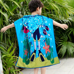 Kid's  poncho towel's