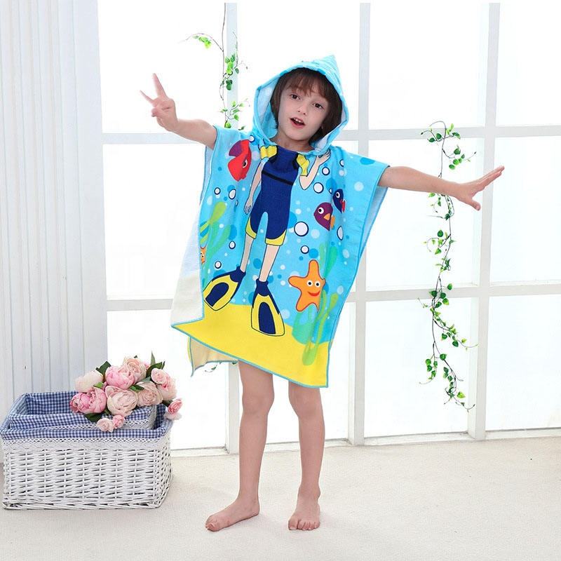 Kid's  poncho towel's
