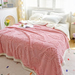 Baby AC Blanket Butterflies Sherpa Heavy Winter 210 GSM