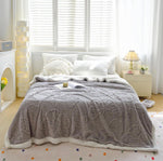 Baby AC Blanket Butterflies Sherpa Heavy Winter 210 GSM