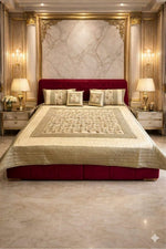 5 pcs set Embroidery Bedcover