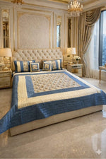 5 pcs set Embroidery Bedcover