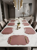 Elegant Scalloped Dining Table Mat