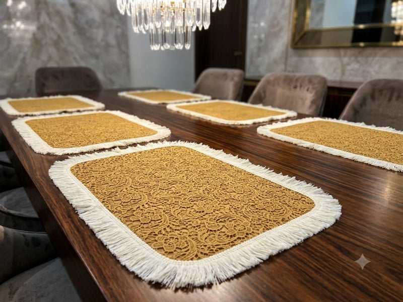 Rustic Weave Table Mat Set
