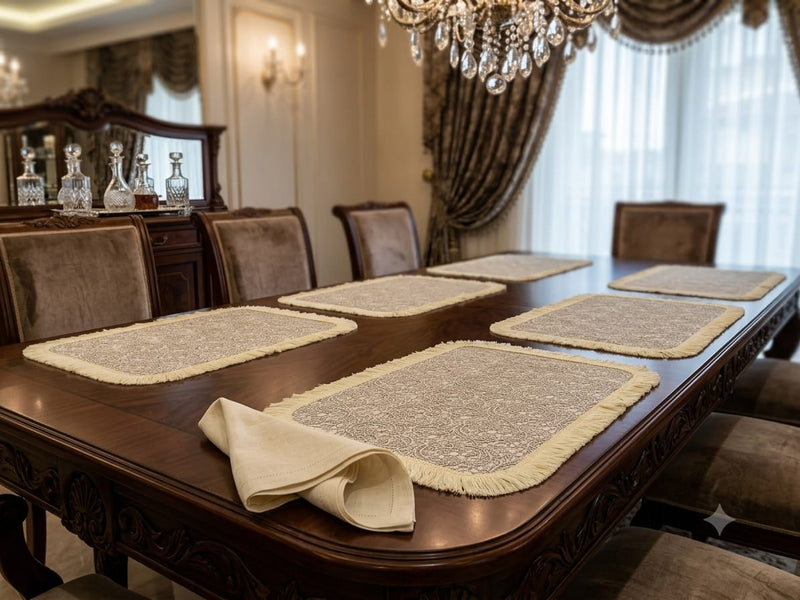 Rustic Weave Table Mat Set