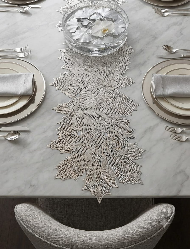 Designer Metallic PVC Table Runner
