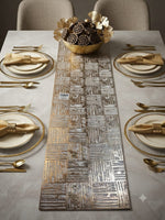 Designer Metallic PVC Table Runner