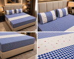 Checkered Cotton Bedsheet