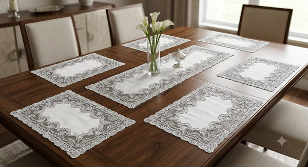 Premium Dinning Table Runner & Mats set