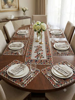 Luxury Beaded Table Runner and Mat Set