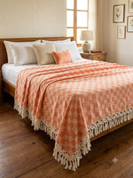 Checkered Bhagalpuri Handwoven Cotton Chadar