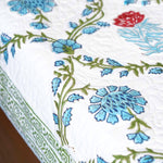 Handblock Quilted Bedcover