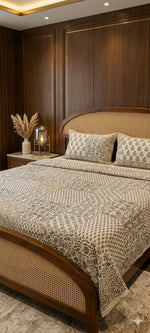 Luxury Pure Cotton Kantha Bedcover