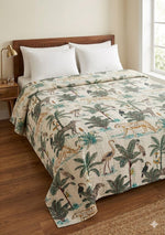Luxury Pure Cotton Kantha Bedcover