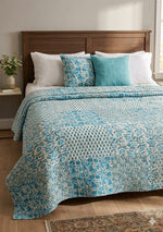 Premium Pure Cotton Kantha Bedcover