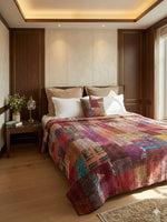 Luxury Pure Cotton Kantha Bedcover