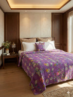 Luxury Pure Cotton kantha Bedcover