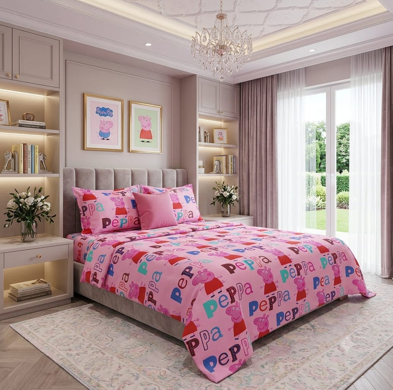 Premium Pure Cotton Kid's Bedsheet