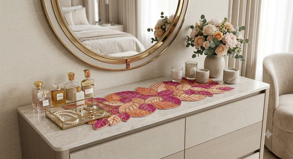 Handmade Beaded Table Runner