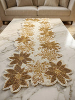 Handmade Beaded Table Runner