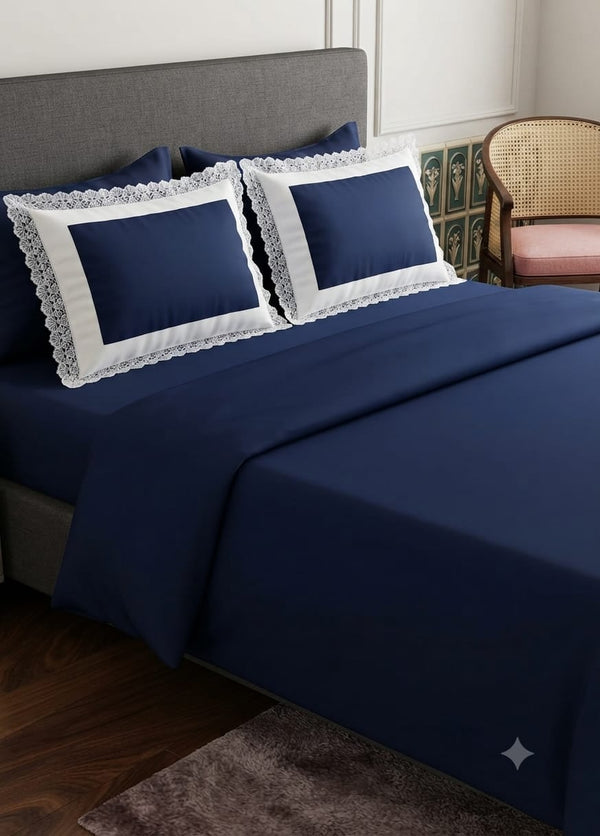 Lace 300 TC Bedsheet