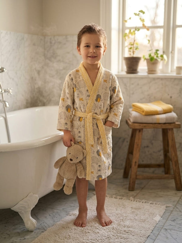 Kid's Cotton Bathrobe