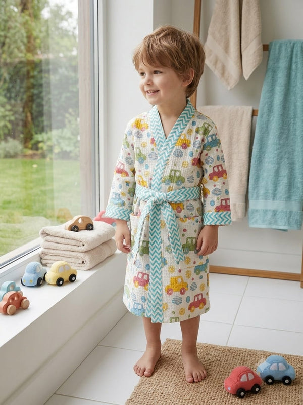 Kid's Cotton Bathrobe