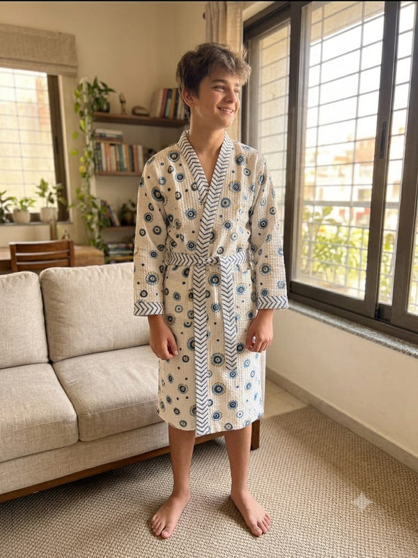 Kid's Cotton  Bathrobe