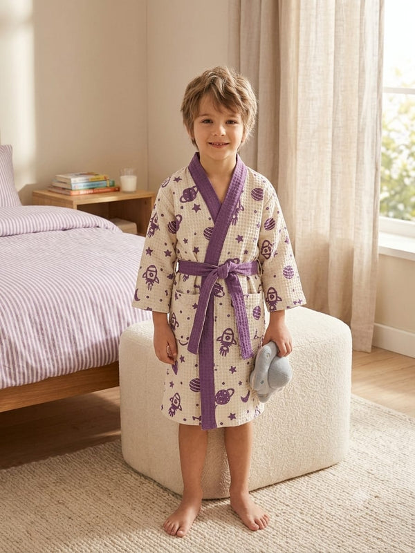 Kid's Cotton Bathrobe