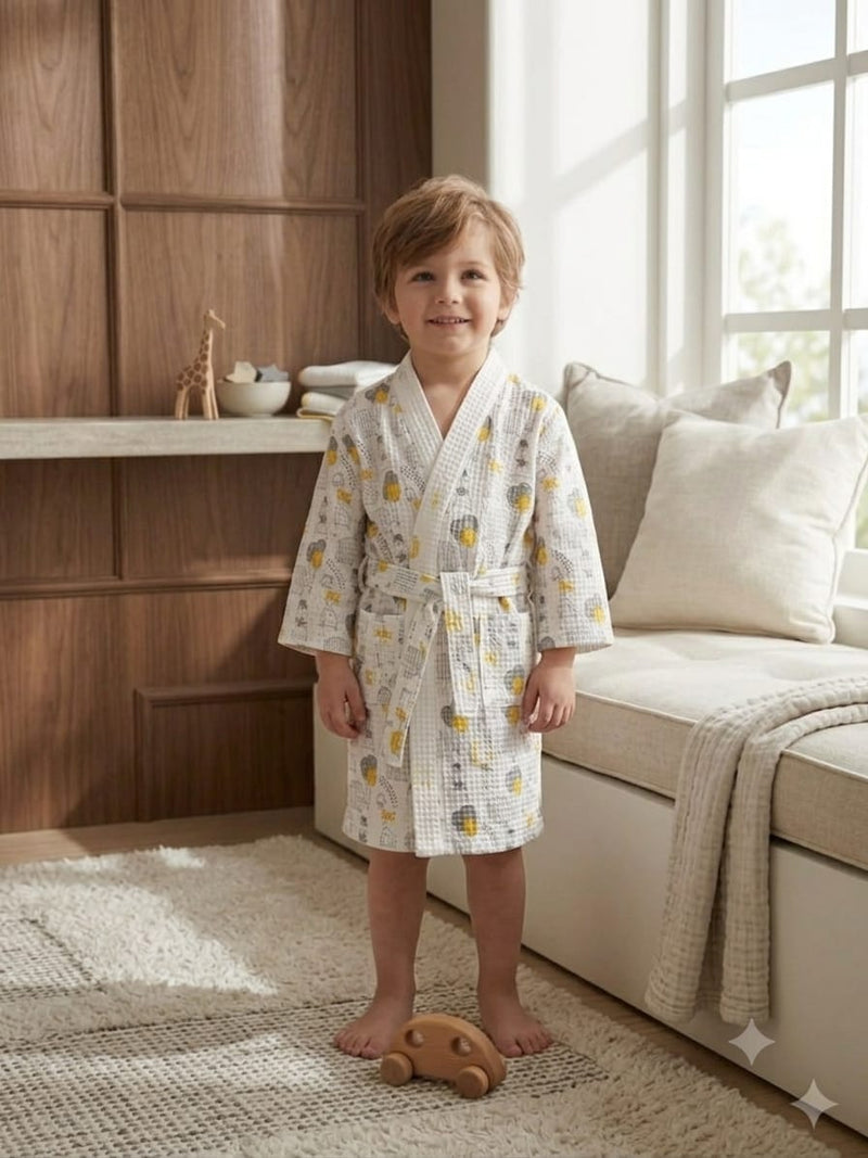 Kid's Cotton Bathrobe