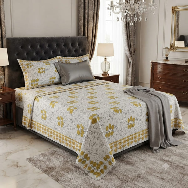 Pure Cotton Single Topsheet Pair
