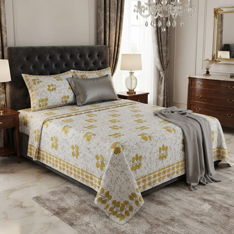 Pure Cotton Single Topsheet Pair
