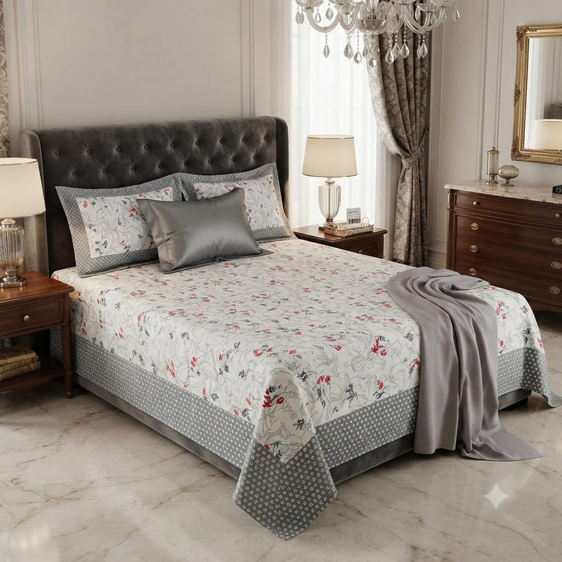 Pure Cotton Single Bed Topsheet Pair