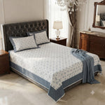 Pure Cotton Single Bed Topheet Pair