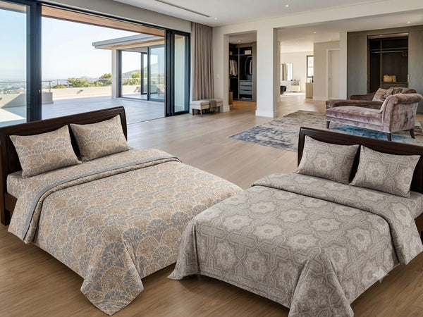 Premium Cotton Reversible Bedsheet
