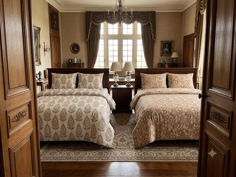 Premium Cotton Reversible Bedsheet
