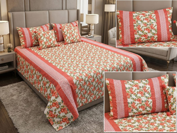 Pure Cotton Designer Bedsheet