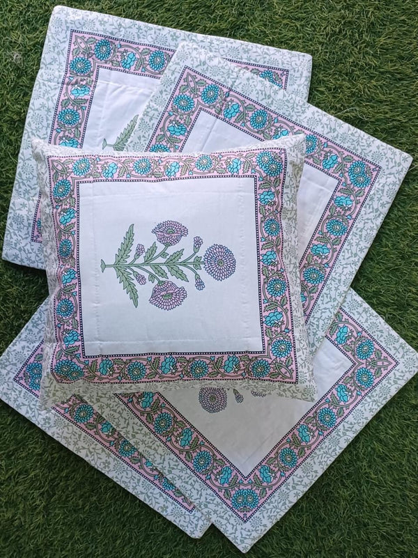 Handblock Cushion Cover