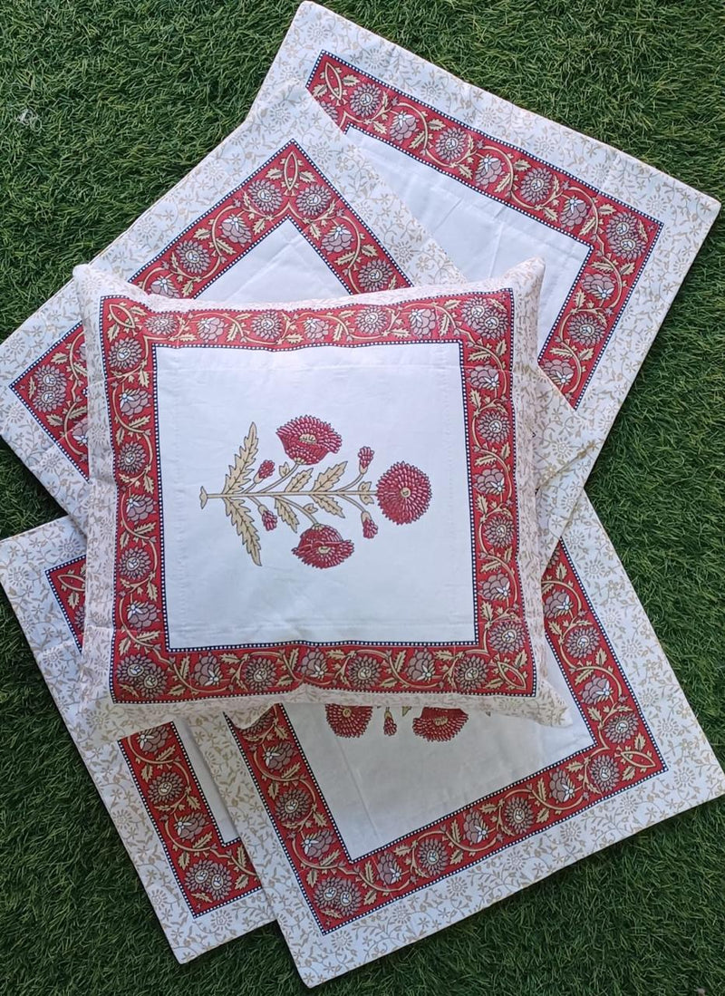 Handblock Cushion Cover
