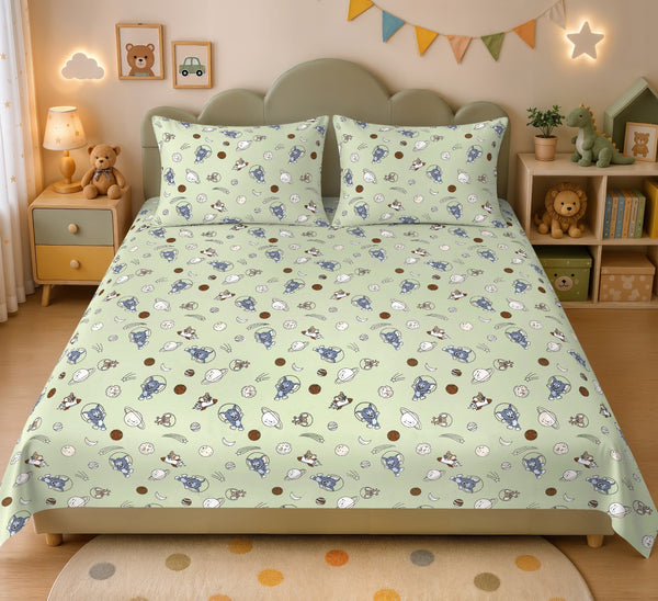 Premium King Size Kid's Bedsheet