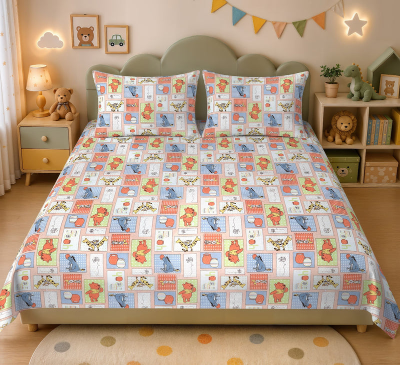 Premium King Size Kid's Bedsheet