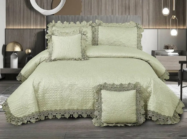 Lace luxe bedcover