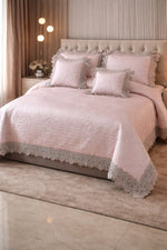 Lace luxe bedcover